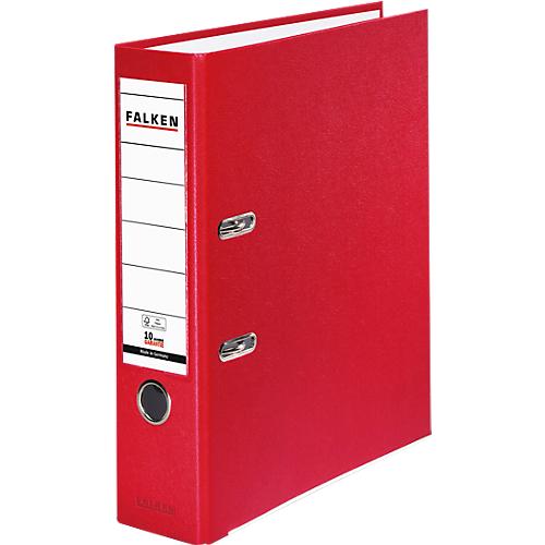 Falken PP-Color Ordner, DIN A4, Rückenbreite 80 mm, 20 Stück, rot