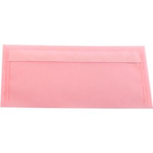 Farbige Briefumschläge DIN lang ohne Fenster, mit Haftklebung, pink