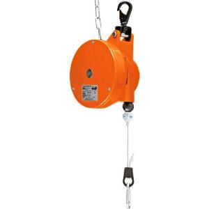 Federauszug HAHN+KOLB Autostat Typ 7230, mit Balancer, Traglast 3,0 bis 5,0 kg, Seilauszugslänge bis 2000 mm, Spezialkunststoff, orange Federauszug HAHN+KOLB Autostat Typ 7230, mit Balancer, Traglast 3,0 bis 5,0 kg, Seilauszugslänge bis 2000 mm, Spezialkunststoff, orange