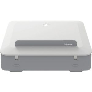 Fellowes® Notebooktasche Breyta Toolbox, bis 14 Zoll, Zylinderschloss, Laptopständer, ABS, weiß