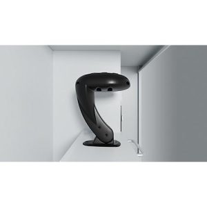 Feuerwehrspind C+P Evolo Maxi, 4 Abteile für 2 Personen, mit Helmhalter, mit Sockel, B 1200 x T 500 x H 1950 mm, RAL 3000 Feuerrot/RAL 7016 Anthrazitgrau