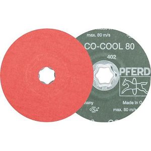 Fiberscheibe COMBICLICK CO-COOL D.115mm K.120 INOX/Alu.Keramikkorn