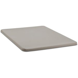 Flachdeckel für Rechteckbehälter, 2200 l, grau