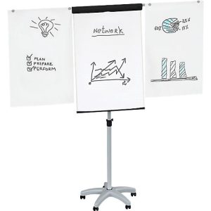 Flipchart MAULstandard, mit Sternfuß, inklusive Papier und Marker