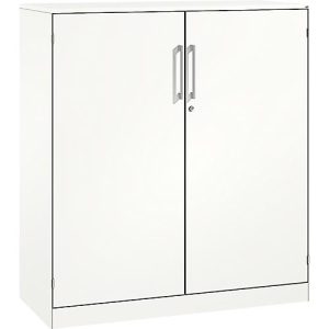 Flügeltürenschrank ASISTO C 3000, 3 Ordnerhöhen, B 1200 mm, weiß/weiß