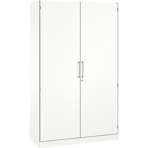 Flügeltürenschrank ASISTO C 3000, 5 Ordnerhöhen, B 1200 mm, weiß/weiß