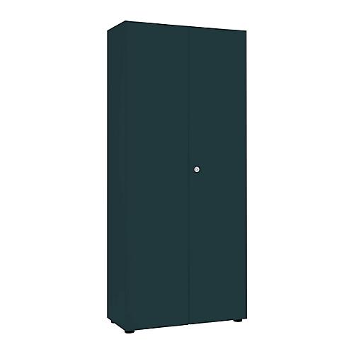 Flügeltürenschrank, B 80 cm, 6OH, graphit