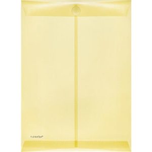 FolderSys Dokumententasche, DIN A4, Klettverschluss, PP, gelb