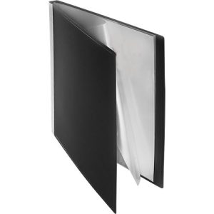 FolderSys PP-Sichtbuch, für DIN A4, 20 Sichthüllen, schwarz