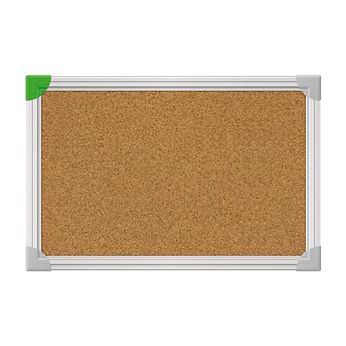 Franken Korktafel U-Act! Linie®, Wandmontage im Hoch- & Querformat, Aluminiumrahmen, 400x600 mm