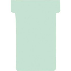 Franken T-Karten, für Stecktafel, Größe 2, Kopfbreite 60 mm, Fußbreite 48 mm, Höhe 84 mm, hellgrün