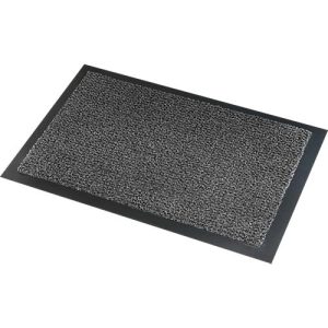 Fußmatte Savane, mit Bürsteneffekt, B 1200 x L 1800 mm, waschbar, grau