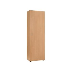 Garderobenschrank, 1-türig, B 60cm, 5OH, buche