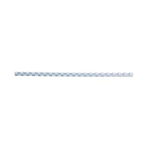 GBC® Binderücken, Plastik, Ø 12 mm, 100 Stück, weiß