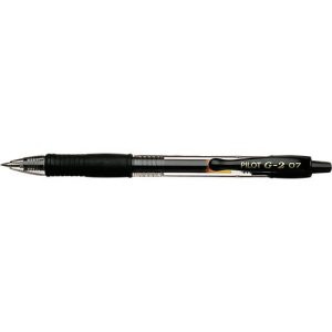 Gelschreiber PILOT G2-7 0.7, nachfüllbar, 0,32 mm, schwarz, 12 Stück