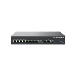 Grandstream GCC6000 Series GCC6011 – Switch – L3 – unmanaged – 10 x 10/100/1000 (PoE) + 2 x 100/1000/2.5G SFP – Desktop, an Rack montierbar