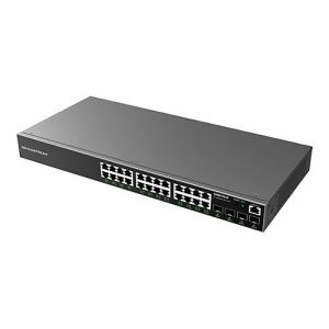 Grandstream GWN7803 – Switch – L2+ – managed – 4 x Gigabit SFP + 24 x 1 Gigabit Ethernet