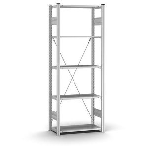 Grund-Steckregal Orion Plus, B 1000 x T 400 x H 2000 mm