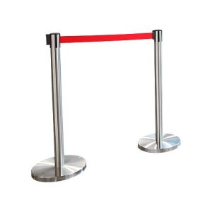 Gurtpfosten RS-Guideline GLA 55, Gurtfabe rot, 2er-Set, B 50 mm