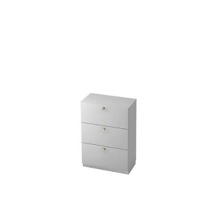 Hängeregistraturschrank, 3 OH, B 800 x T 420 mm, lichtgrau