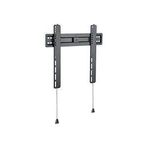 HAGOR BL Superslim 400 – Befestigungskit (Wandmontage) – für LCD-Display – verriegelbar – fest schwarz – Bildschirmgröße: 81-140 cm (32′-55′)