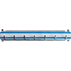 Hakenleiste, für 7 Schlüssel, blau Hakenleiste, für 7 Schlüssel, blau