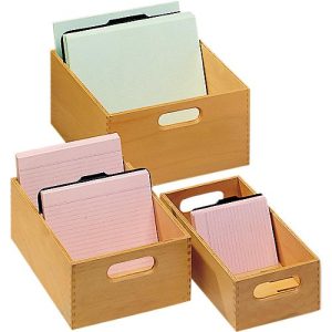 HAN Karteitrog, Holz, DIN A7, 1000-1500 Karten