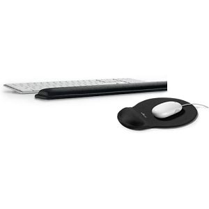 Handgelenkauflage + Mauspad Sparset, ergonomisch geformt, anthrazit