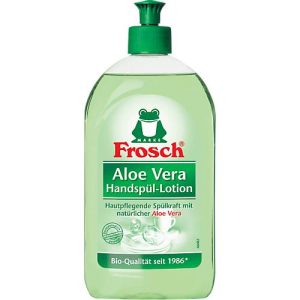Handspülmittel Frosch Aloe Vera Lotion, feuchtigkeitsspendend, grün, Flasche mit 500 ml