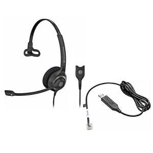 Headset Sennheiser SC 230, kabelgebunden, monaural, einstellb. Kopfbügel +Telefonadap