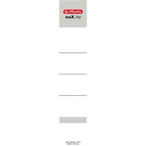 herlitz nature Rückenschild, Rückenbreite 50 mm, selbstklebend, 10 Stück