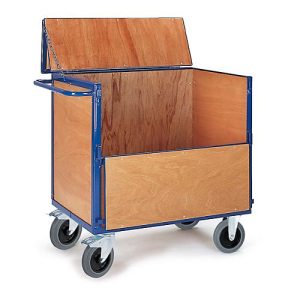 Holzkastenwagen mit Deckel, 1165×765 mm