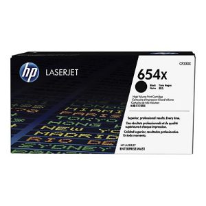 HP 654X – Hohe Ergiebigkeit – Schwarz – original – LaserJet – Tonerpatrone (CF330X)