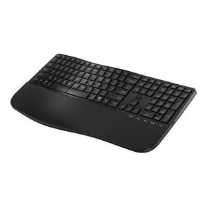 HP 680 – Tastatur – dual mode, 3-zone layout, multi-device, 23 programmable keys, OS Auto-Detection, low profile key travel – full size – kabellos – 2.4 GHz, Bluetooth