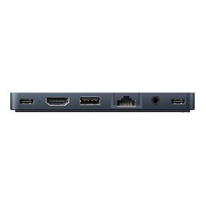 HyperDrive DUO PRO 7-in-2 – Dockingstation – für Laptop, Notebook, Tablet – USB-C x 2 – HDMI – 1GbE