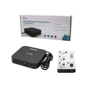 i-Tec – Dockingstation – USB-C 3.1 / Thunderbolt 3 – HDMI, DP++ – 1GbE – 100 Watt