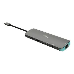 i-Tec USB-C Metal Nano Docking Station 4K HDMI LAN + Power Delivery – Dockingstation – USB-C 3.1 – HDMI – GigE