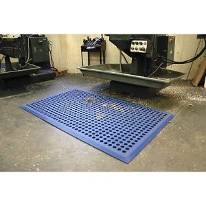 Industriematte Worksafe, ölresistent, blau, 900 x 1500 mm