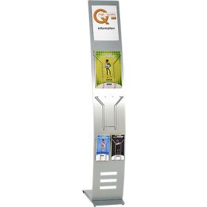 Infoständer Tec-Art, schmal, DIN A4
