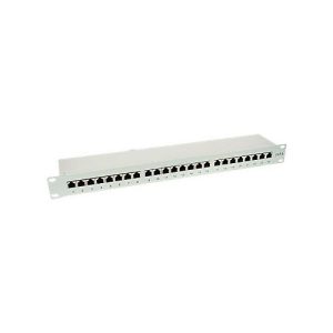 InLine – Patch Panel – CAT 6 – RJ-45 X 24 – Hellgrau, RAL 7035 – 1U