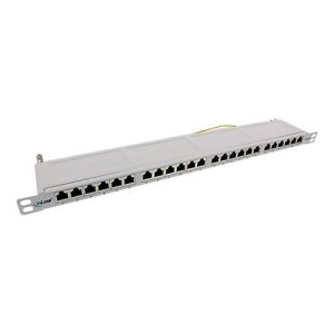 InLine – Patch Panel – CAT 6a – STP – RJ-45 X 24 – Hellgrau, RAL 7035