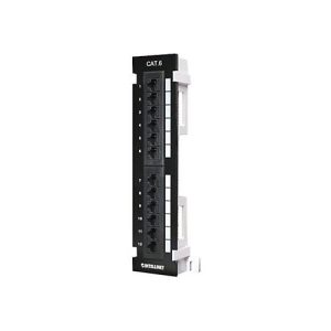 Intellinet 12-Port Cat6 Patchpanel zur Wandmontage, UTP – Patch Panel