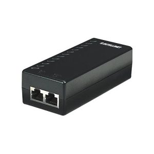 Intellinet Power over Ethernet (PoE) Injector, 1 Port, 48 V DC, IEEE 802.3af Compliant – Power Injector – 15.4 Watt