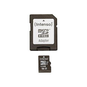 Intenso Premium – Flash-Speicherkarte – 16 GB – microSDHC UHS-I