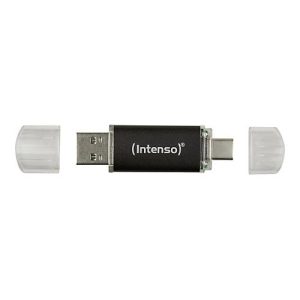 Intenso Twist Line – USB-Flash-Laufwerk – 128 GB – USB 3.2 Gen 1 / USB-C – Anthrazit