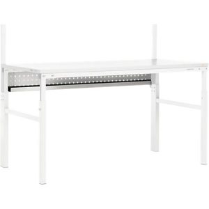 Kabelwanne Treston TPHCT120, für TPH712-Arbeitstisch, B 1115 x T 45 x H 205 mm, Stahl, hellgrau