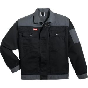 KANSAS® Bundjacke Color, schwarz/grau, Gr.XL