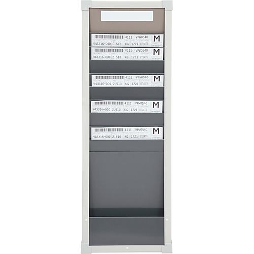 Karten-Sortiertafeln Eichner 9219 Serie, ideal für DIN A4, 1-spaltig, H 750 x B 260 mm