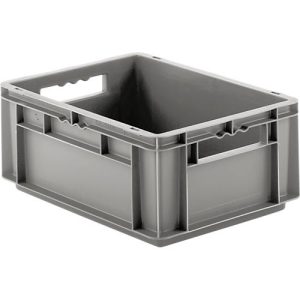 Kasten im EURO-Maß EF 4170, ohne Deckel, 15,7 l, grau