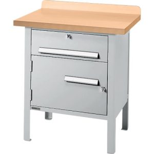 Kastenwerkbank Schäfer Shop Select PWi 75-0, mitteldichte Faserplatte (MDF), bis 750 kg, B 750 x T 680 x H 838 mm